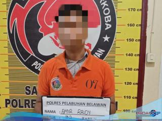 Polres Pelabuhan Belawan Amankan 5 Pengguna Narkoba Saat Penyisiran Lokasi Rawan Tawuran